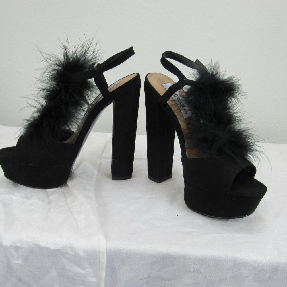 LAST ONE! Steve Madden platform chunk heel 5.5 - Picture 3 of 8